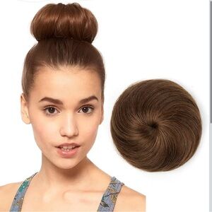 Chignon Donut Hair Bun Extension with Drawstring